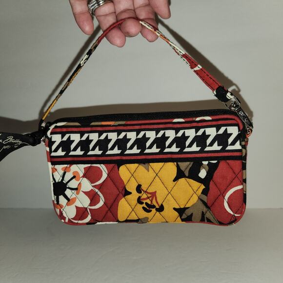 VERA BRADLEY Bittersweet Wristlet Wallet Phone Zip Colorful Quilted Floral Boho - Picture 3 of 10